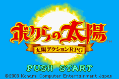 Pantallazo de Bokura no Taiyo (Japonés) para Game Boy Advance