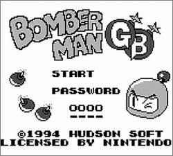 Pantallazo de Bomberman GB para Game Boy