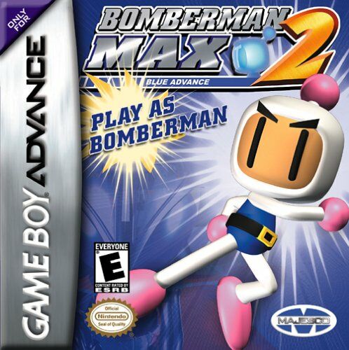 Caratula de Bomberman MAX 2: Blue Advance para Game Boy Advance