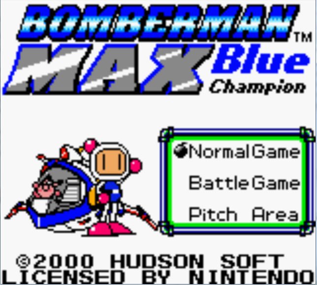 Pantallazo de Bomberman MAX Blue Champion para Game Boy Color
