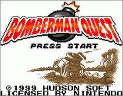Pantallazo de Bomberman Quest para Game Boy Color