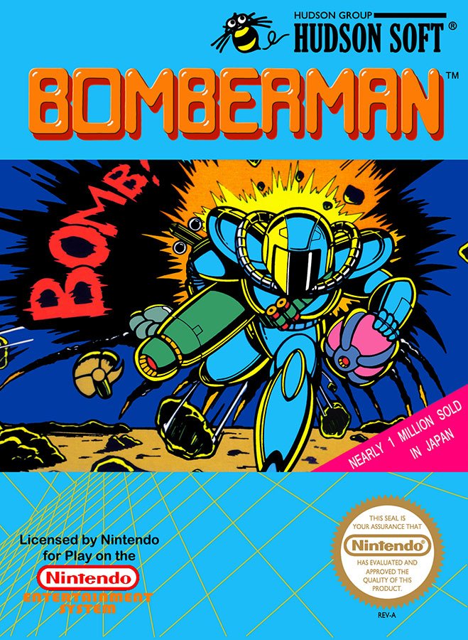 Caratula de Bomberman para Nintendo (NES)