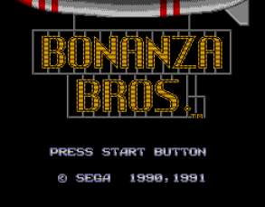 Pantallazo de Bonanza Bros. para Sega Master System