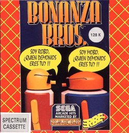 Caratula de Bonanza Bros para Spectrum