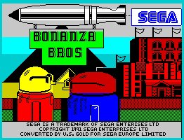 Pantallazo de Bonanza Bros para Spectrum