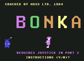 Pantallazo de Bonka para Commodore 64
