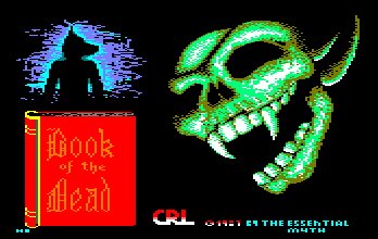 Pantallazo de Book Of The Dead para Amstrad CPC