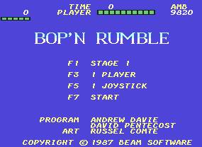 Pantallazo de Bop ´N Rumble para Commodore 64