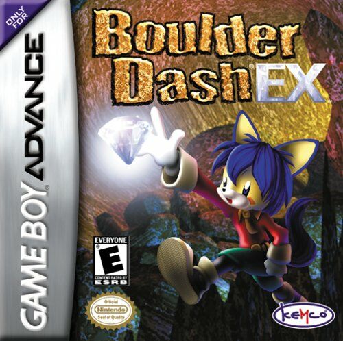 Caratula de Boulder Dash EX para Game Boy Advance