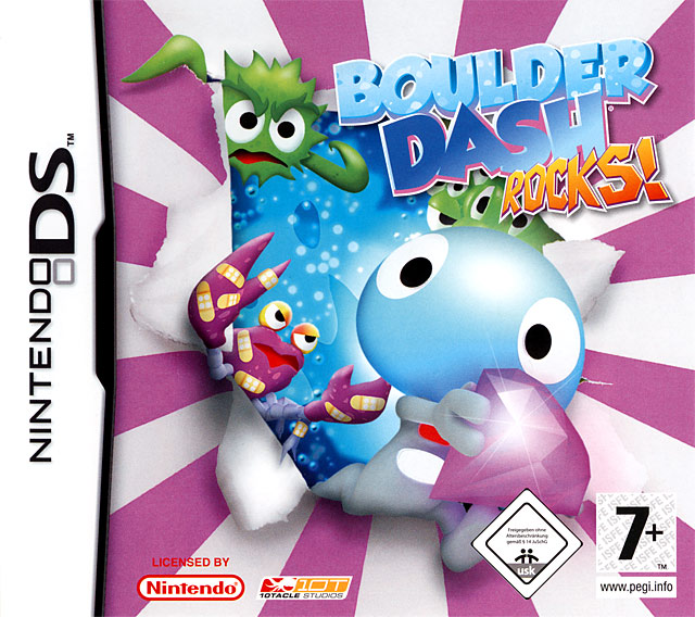 Caratula de Boulder Dash Rocks para Nintendo DS