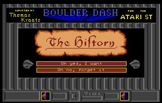 Pantallazo de Boulder Dash para Atari ST