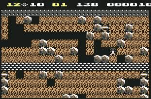 Pantallazo de Boulder Dash para Commodore 64