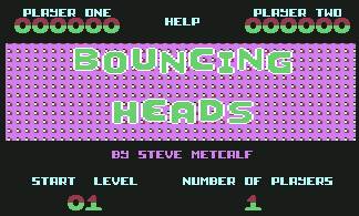 Pantallazo de Bouncing Heads para Commodore 64