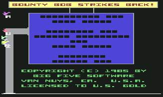 Pantallazo de Bounty Bob Strikes Back para Commodore 64