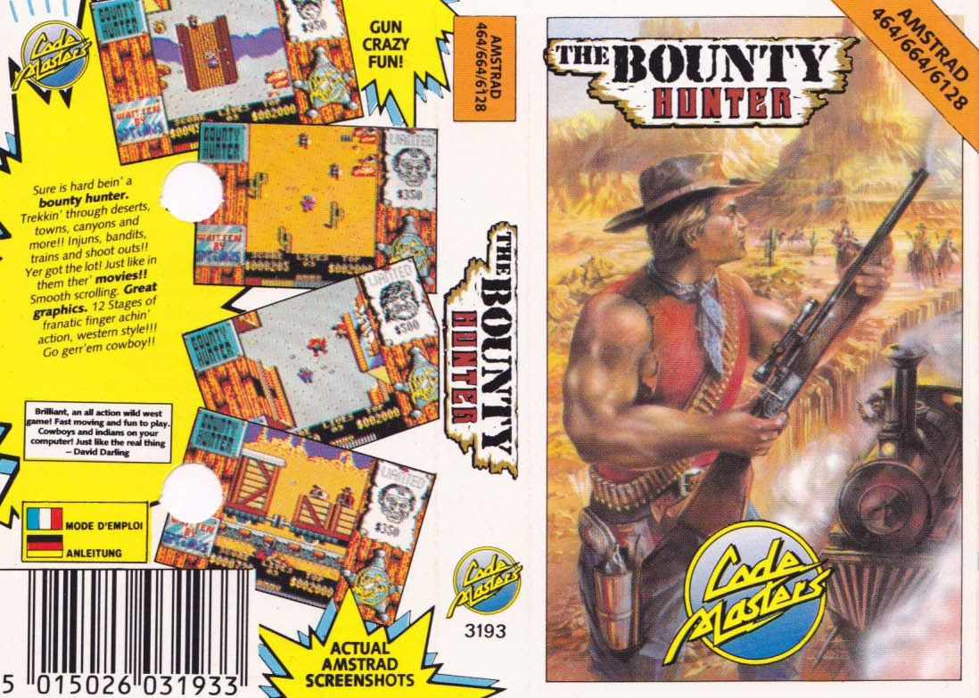 Caratula de Bounty Hunter para Amstrad CPC