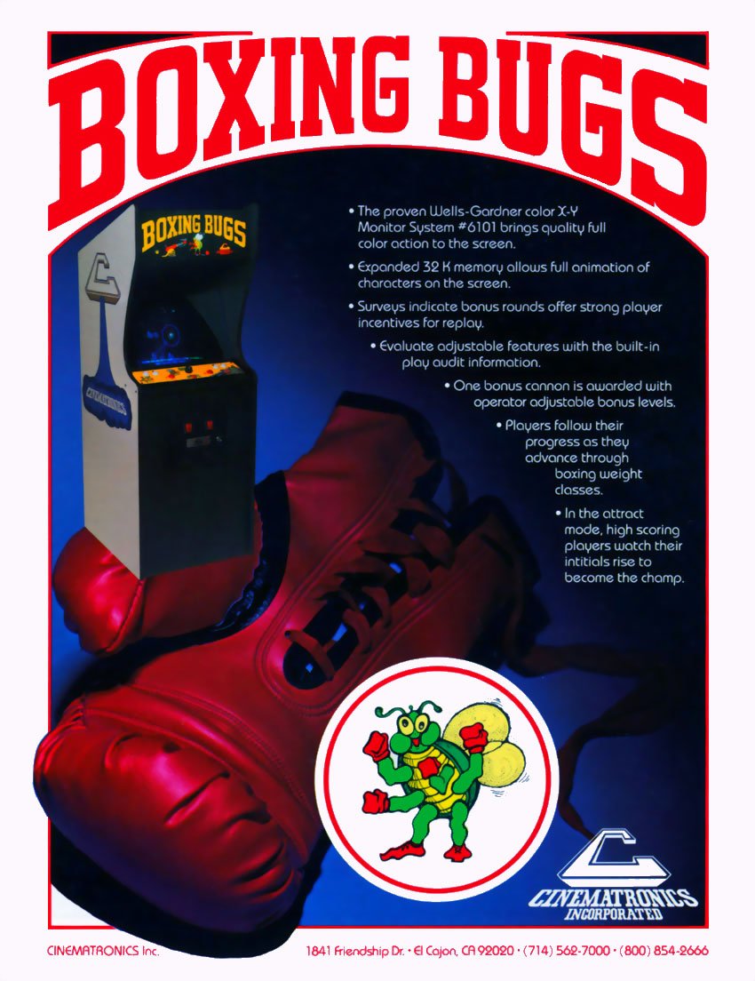 Caratula de Boxing Bugs para M.A.M.E.