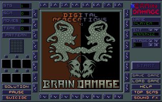 Pantallazo de Brain Damage para Amiga