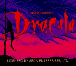 Pantallazo de Bram Stoker's Dracula para Sega Megadrive