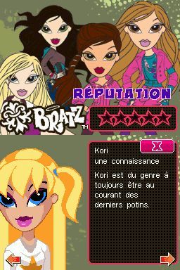 Pantallazo de Bratz: Girlz Really Rock para Nintendo DS