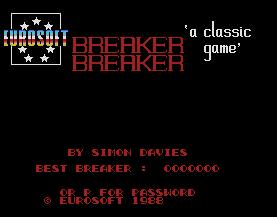 Pantallazo de Breaker Breaker para MSX