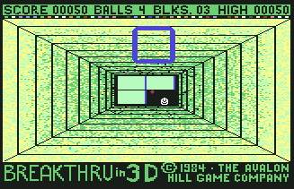 Pantallazo de Breakthru in 3D para Commodore 64