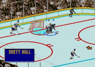 Pantallazo de Brett Hull Hockey 95 para Sega Megadrive