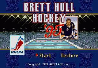 Pantallazo de Brett Hull Hockey 95 para Sega Megadrive