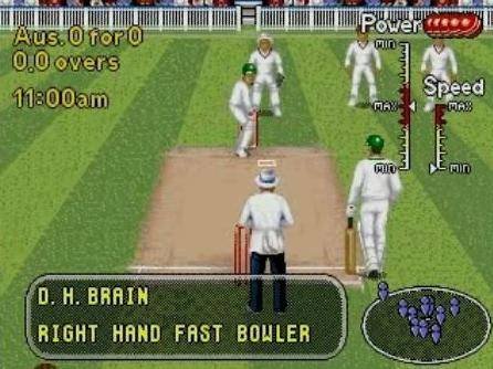 Pantallazo de Brian Lara Cricket 96 para Sega Megadrive