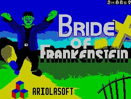 Pantallazo de Bride of Frankenstein para Spectrum