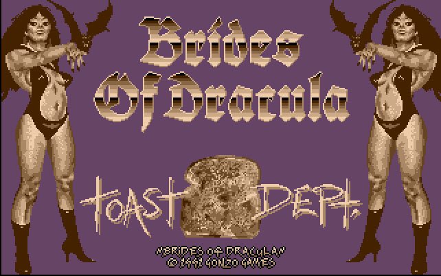 Pantallazo de Brides of Dracula para Amiga