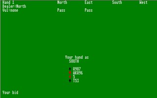 Pantallazo de Bridge Player 2000 para Atari ST