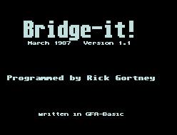 Pantallazo de Bridge-It! para Atari ST