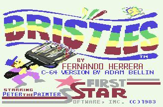 Pantallazo de Bristles para Commodore 64