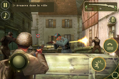 Pantallazo de Brothers In Arms 2: Global Front para Iphone