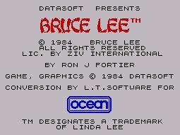 Pantallazo de Bruce Lee para Spectrum