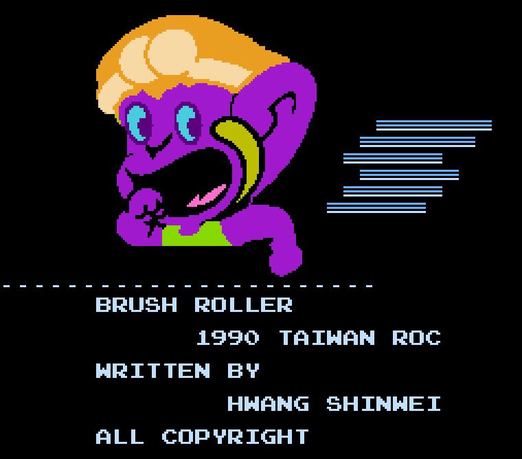 Pantallazo de Brush Roller para Nintendo (NES)