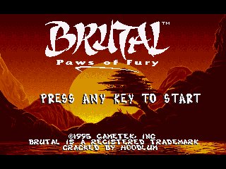 Pantallazo de Brutal: Paws Of Fury para Amiga