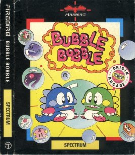 Caratula de Bubble Bobble 1 para Spectrum