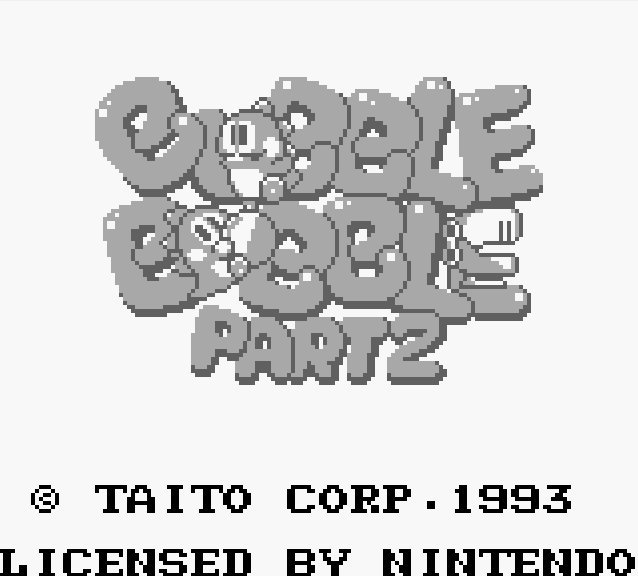Pantallazo de Bubble Bobble Part 2 para Game Boy