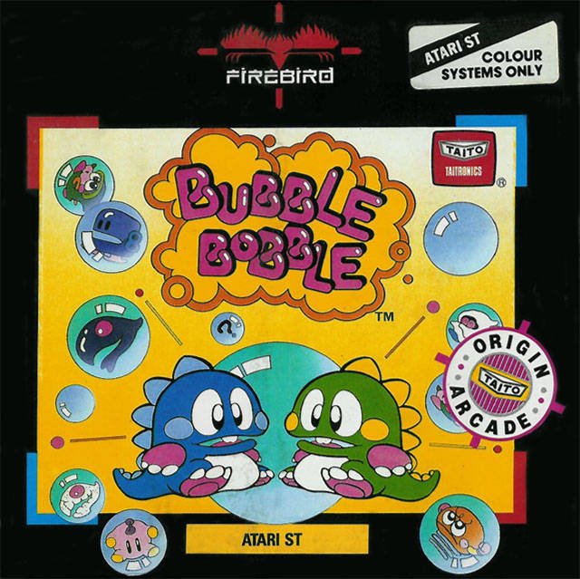 Caratula de Bubble Bobble para Atari ST