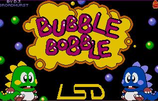 Pantallazo de Bubble Bobble para Atari ST