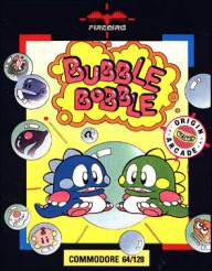 Caratula de Bubble Bobble para Commodore 64