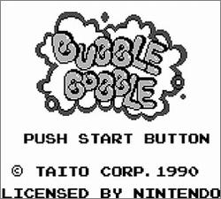 Pantallazo de Bubble Bobble para Game Boy