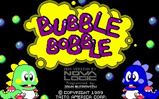 Pantallazo de Bubble Bobble para PC