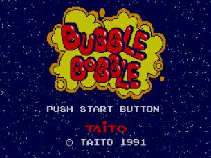 Pantallazo de Bubble Bobble para Sega Master System