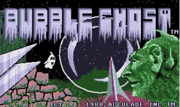 Pantallazo de Bubble Ghost para Amiga