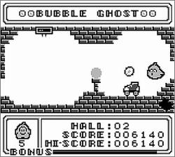 Pantallazo de Bubble Ghost para Game Boy