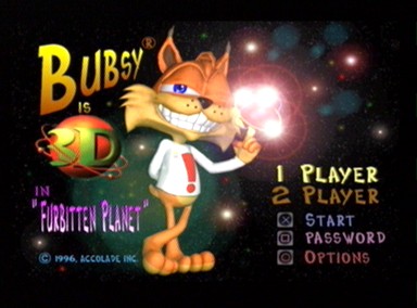 Pantallazo de Bubsy 3D para PlayStation