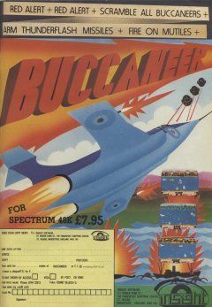 Caratula de Buccaneer para Spectrum