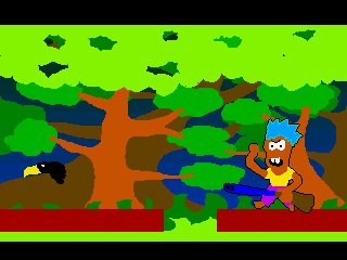Pantallazo de Bucktooth Bob's Jungle Adventure para Amiga
